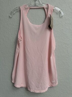 Nike Dri-FIT Breathe Training Pink Tank Top  Women’s Size Medium Pink